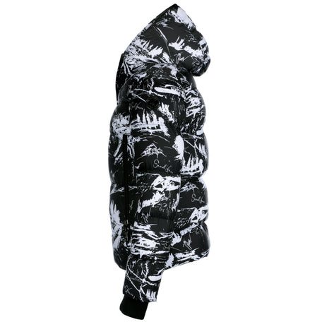 "THE BONUCCI" JACKET BLACK/WHITE