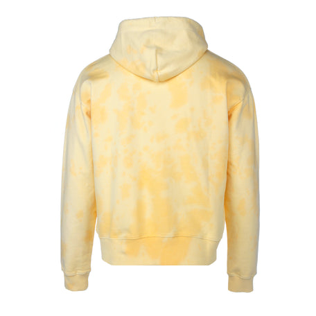 YELLOW FADED TIE DYE HOODIE