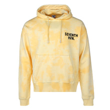 Load image into Gallery viewer, YELLOW FADED TIE DYE HOODIE
