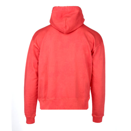 RED FADED TIE DYE HOODIE
