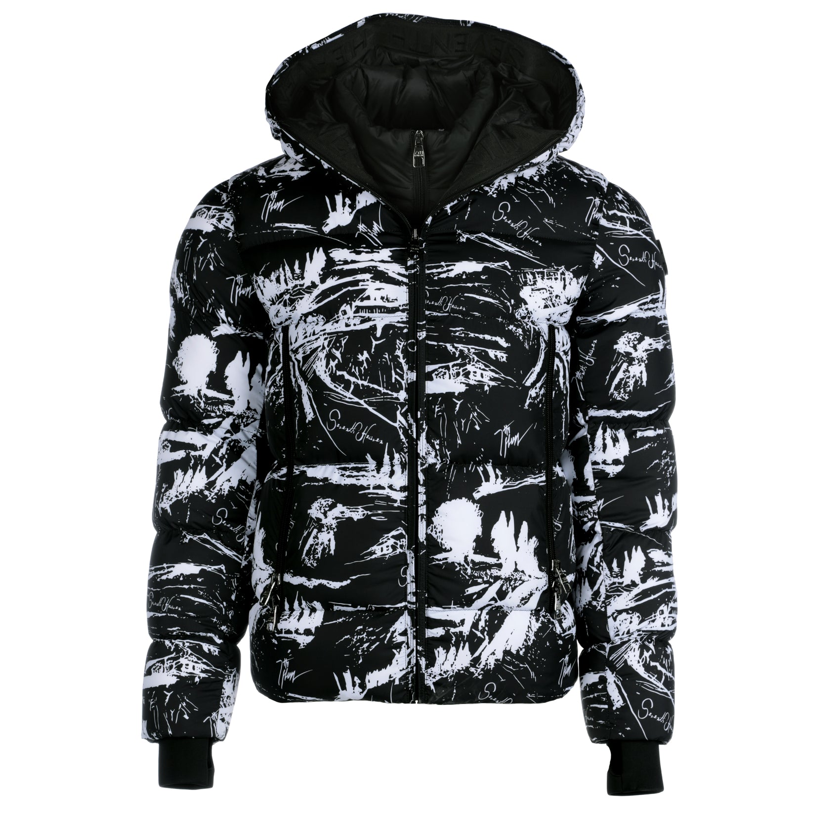 "THE BONUCCI" JACKET BLACK/WHITE