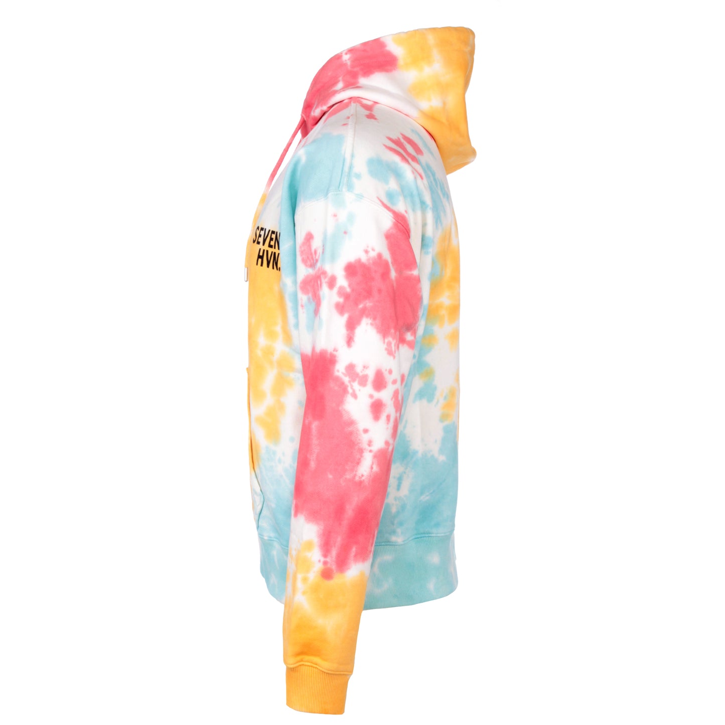 MULTI COLOUR FADED TIE DYE HOODIE