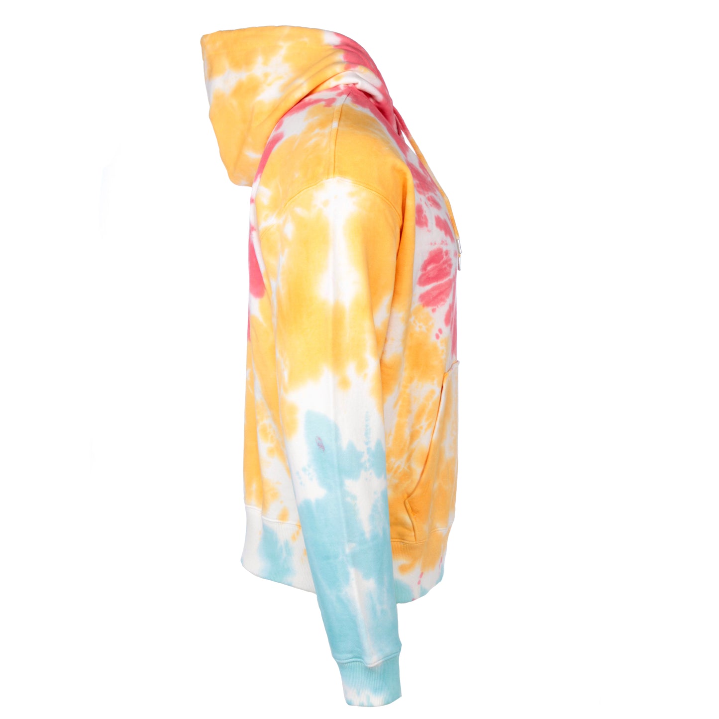 MULTI COLOUR FADED TIE DYE HOODIE