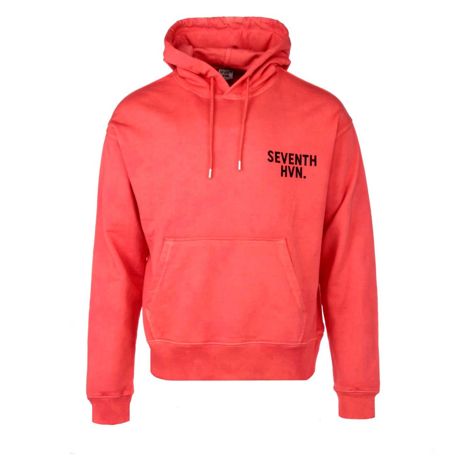 RED FADED TIE DYE HOODIE