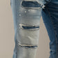 MEDIUM SUPER RIPPED BLEACH S2576
