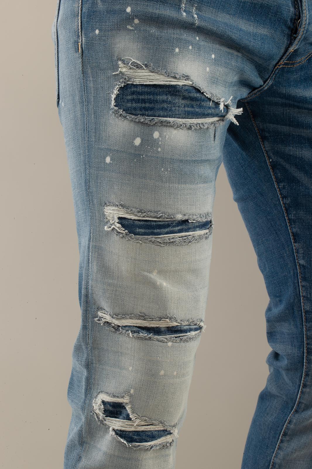 MEDIUM SUPER RIPPED BLEACH S2576