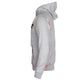 GREY PAINT SPLATTER HOODIE