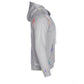 GREY PAINT SPLATTER HOODIE